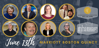 Nine Radio & Television Personalities to be Inducted into the Massachusetts Broadcasters'  Hall of Fame