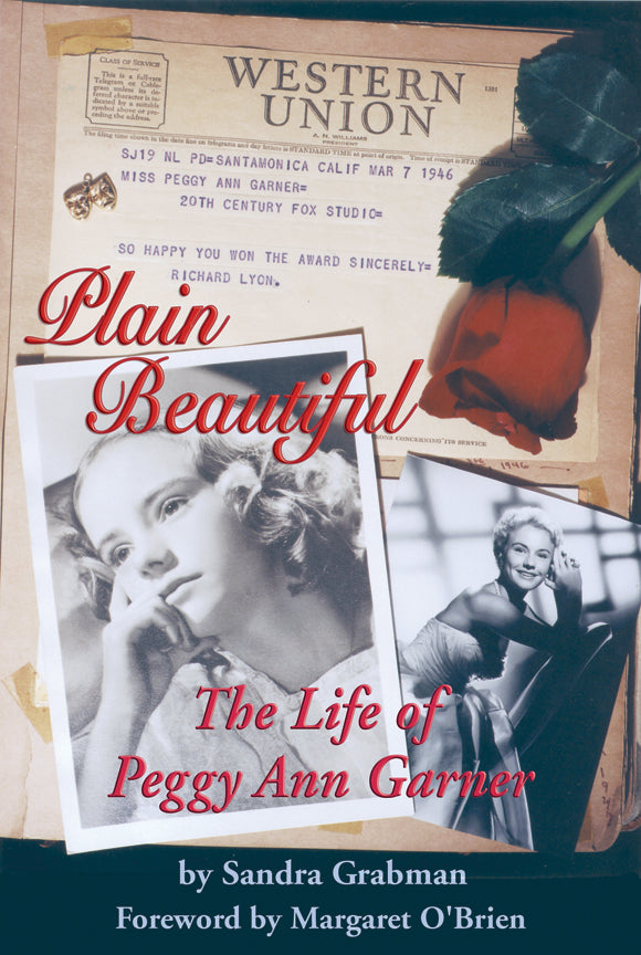 Plain Beautiful: The Life of Peggy Ann Garner (audiobook) - BearManor Manor
