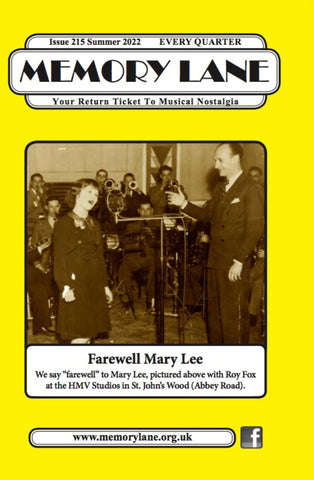 Memory Lane, Issue 215 (ebook)